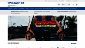 What Finswimworld.com website looked like in 2020 (3 years ago)