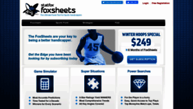What Foxsheets.com website looked like in 2020 (3 years ago)