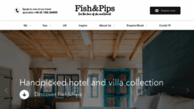 What Fishandpips.co.uk website looked like in 2020 (3 years ago)