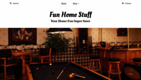 What Funhomestuff.bonanza.com website looked like in 2020 (3 years ago)