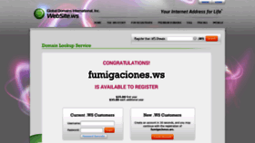 What Fumigaciones.ws website looked like in 2020 (3 years ago)