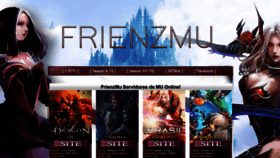 What Frienzmu.com website looked like in 2020 (3 years ago)