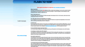 What Flash2voip.com website looked like in 2020 (3 years ago)