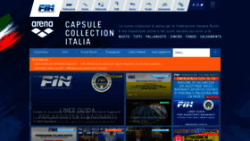What Federnuoto.it website looked like in 2020 (3 years ago)