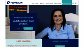 What Fedhealth.co.za website looked like in 2020 (3 years ago)