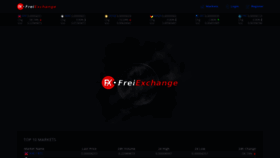 What Freiexchange.com website looked like in 2020 (3 years ago)