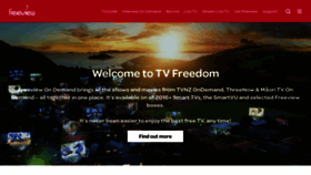What Freeviewnz.tv website looked like in 2020 (3 years ago)