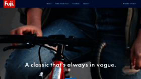What Fujibikes.com website looked like in 2020 (3 years ago)