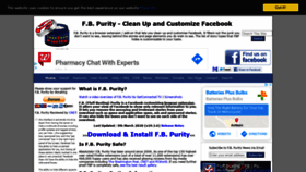 What Fbpurity.com website looked like in 2020 (3 years ago)