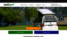 What Feriencamper.ch website looked like in 2020 (3 years ago)