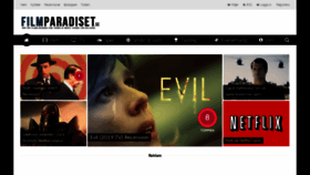 What Filmparadiset.se website looked like in 2020 (3 years ago)