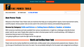 What Finepowertools.com website looked like in 2020 (3 years ago)