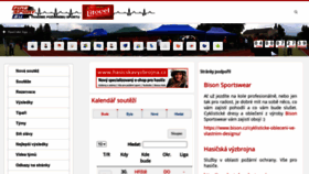 What Firesport.cz website looked like in 2020 (5 years ago)