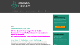 What Focus-gyn.at website looked like in 2020 (3 years ago)