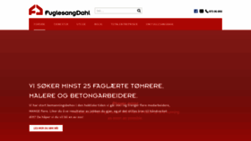 What Fuglesangdahl.no website looked like in 2020 (3 years ago)
