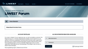 What Forum.liwest.at website looked like in 2020 (3 years ago)
