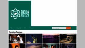 What Fusionfootage.com website looked like in 2020 (3 years ago)