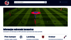 What Fotball.no website looked like in 2020 (3 years ago)