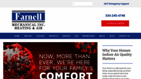 What Farnellac.net website looked like in 2020 (3 years ago)
