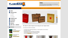 What Flashbag.de website looked like in 2020 (3 years ago)