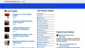 What Freedownloadbeatsaudio.blogspot.com website looked like in 2020 (3 years ago)