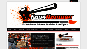 What Fauxhammer.com website looked like in 2020 (3 years ago)