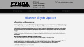 What Fyndahome.se website looked like in 2020 (3 years ago)