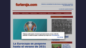 What Furiaroja.com website looked like in 2020 (5 years ago)