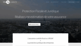 What Fiscalliance.fr website looked like in 2020 (3 years ago)