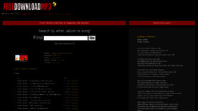What Frank-sinatra.freedownloadmp3.net website looked like in 2020 (3 years ago)