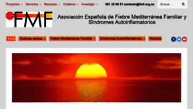What Fmf.org.es website looked like in 2020 (5 years ago)