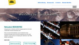 What Feelslikehome.at website looked like in 2020 (3 years ago)