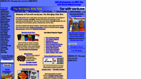 What Fun-with-words.com website looked like in 2020 (3 years ago)