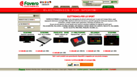 What Favero.com website looked like in 2020 (3 years ago)