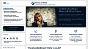 What Finanz-tools.de website looked like in 2020 (3 years ago)
