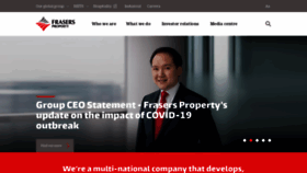 What Frasersproperty.com website looked like in 2020 (3 years ago)
