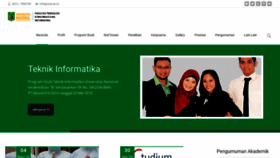What Ftki.unas.ac.id website looked like in 2020 (3 years ago)