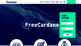 What Freecardano.com website looked like in 2020 (3 years ago)
