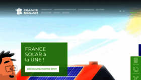 What France-solar.fr website looked like in 2020 (3 years ago)