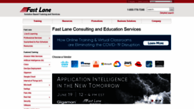 What Fastlanetraining.ca website looked like in 2020 (3 years ago)