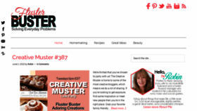 What Flusterbuster.com website looked like in 2020 (3 years ago)