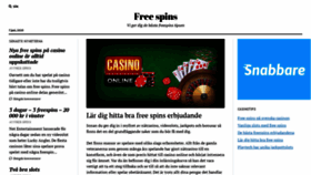 What Freespins-erbjudande.se website looked like in 2020 (3 years ago)