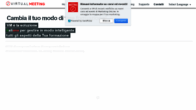 What Formeeting.it website looked like in 2020 (5 years ago)