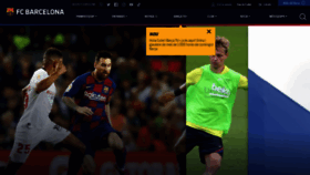 What Fcbarcelona.cat website looked like in 2020 (3 years ago)