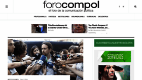 What Forocompol.com website looked like in 2020 (3 years ago)