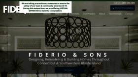 What Fiderio.com website looked like in 2020 (3 years ago)