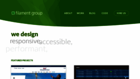 What Filamentgroup.com website looked like in 2020 (3 years ago)