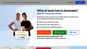 What Fysio-amsterdamcentrum.com website looked like in 2020 (3 years ago)