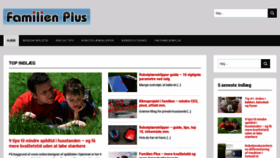 What Familienplus.dk website looked like in 2020 (3 years ago)