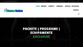What Fitness-nation.ro website looked like in 2020 (3 years ago)